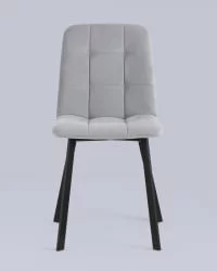 Стул Oliver Square велюр Светло-серый